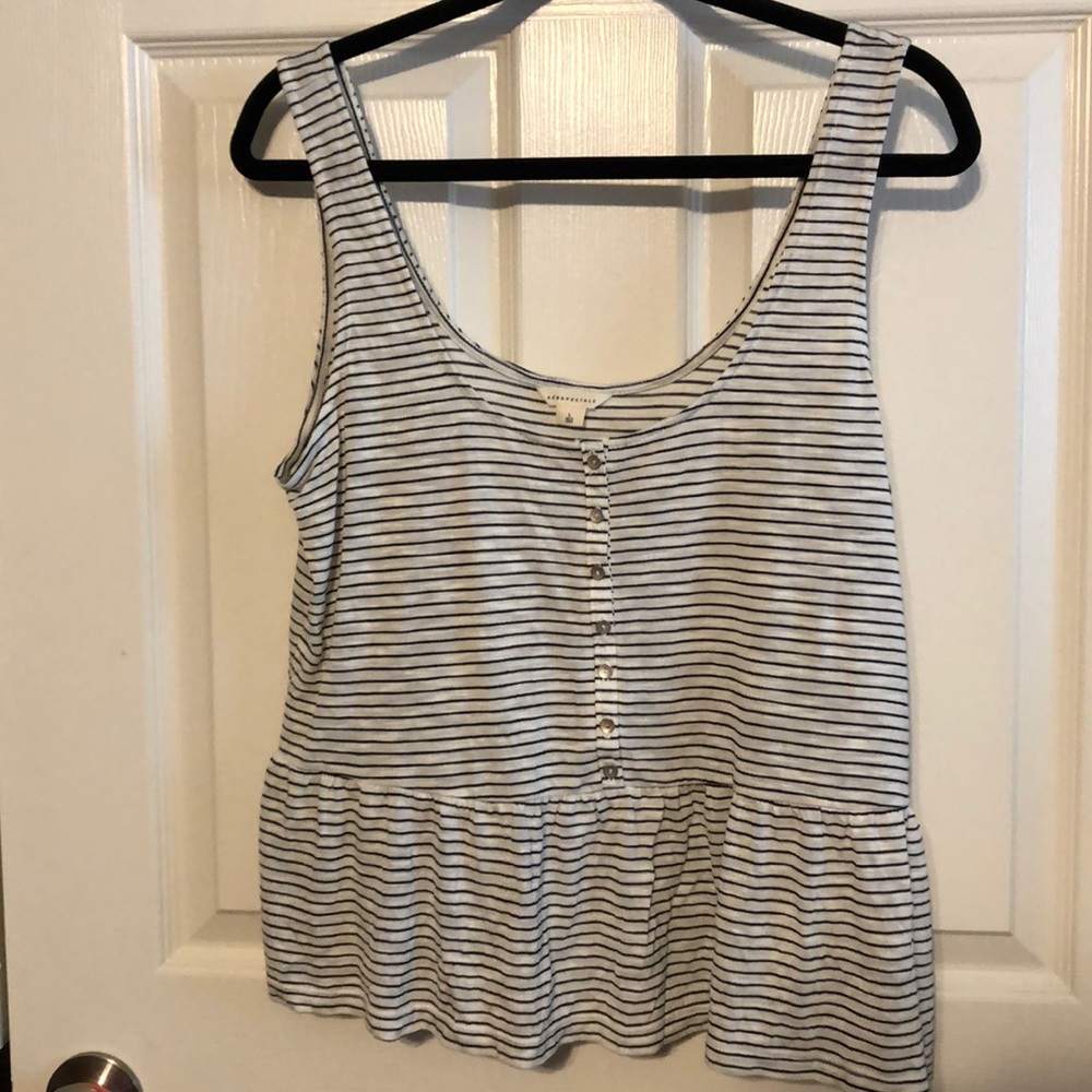 Peplum tank top